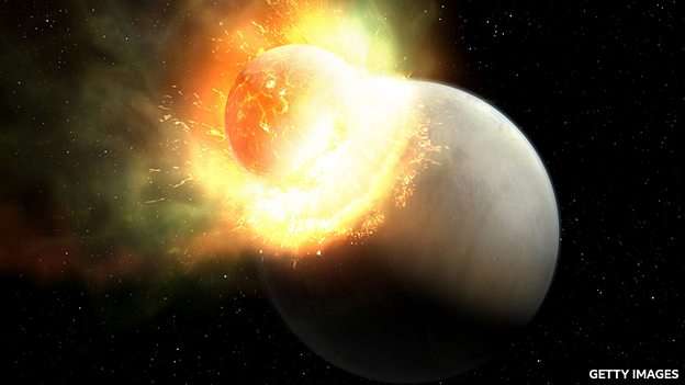 The planet our Earth may have 'devoured'