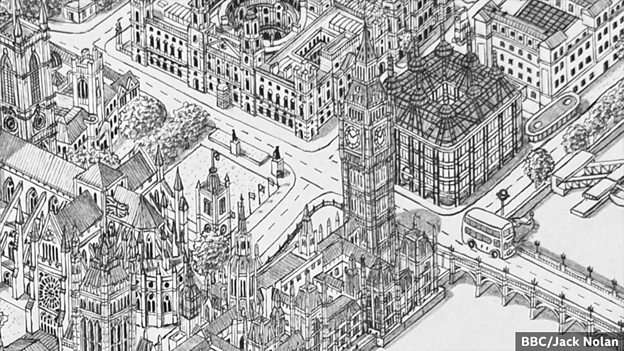 Artist spends hundreds of hours drawing central London